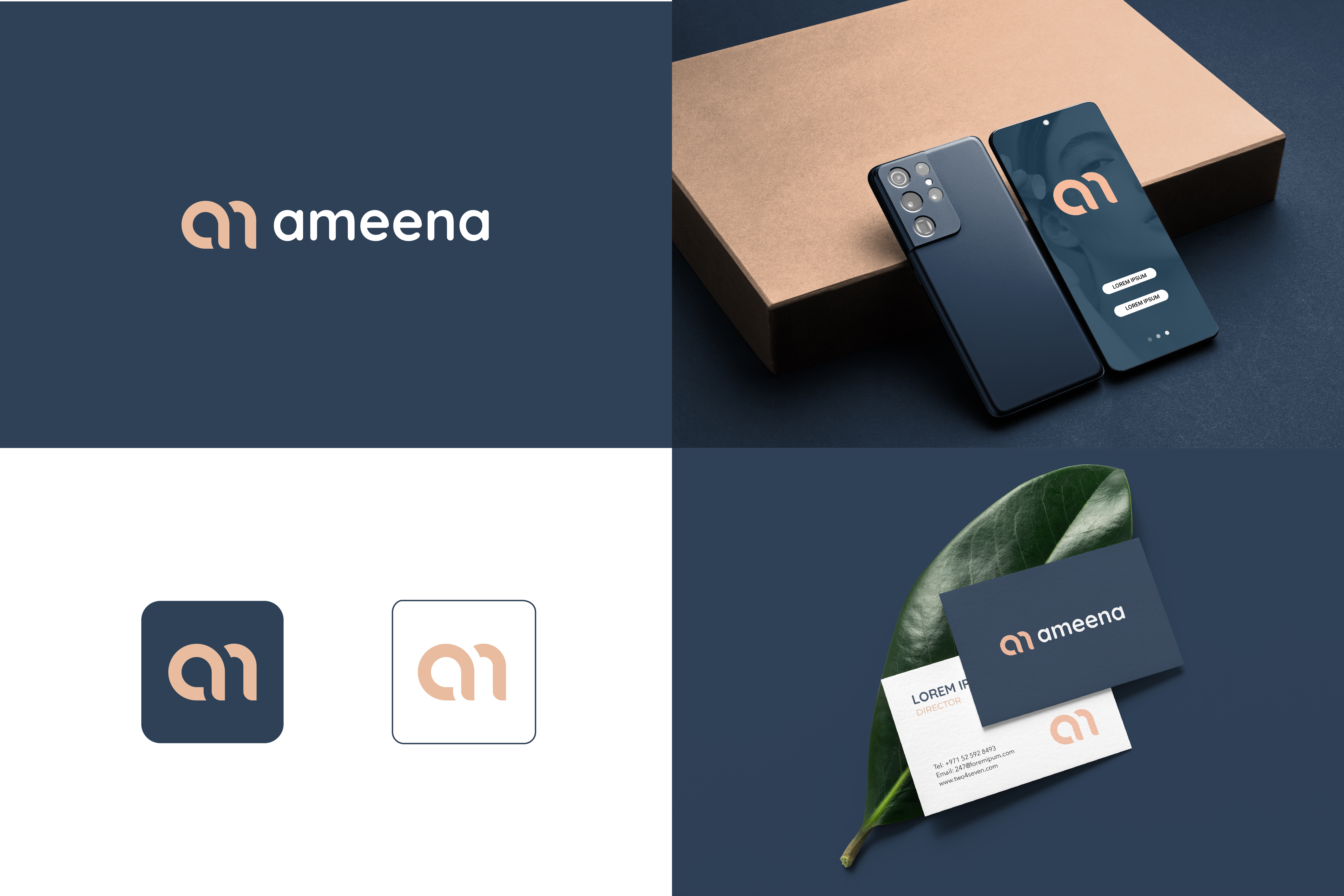 Ameena brand visual